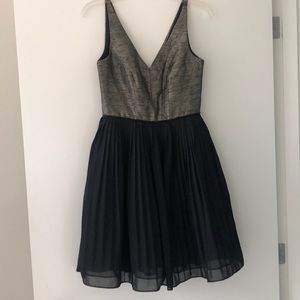 Twofer Shiny Dress w/Tulle Skirt Sz M NWT